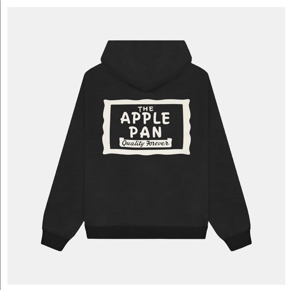 madhappy Tops - Madhappy Apple Pan Heritage Hoodie Black